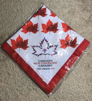 24th World Scout Jamboree 2019 Canada Contingent Uniform Neckerchief Rare