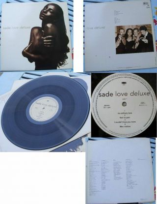 Sade - Love Deluxe Vinyl Lp 1st Press Greece 1992 Near