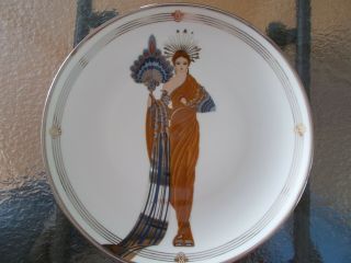 House Of Erte Athena Fine Porcelain Collector Plate Franklin Discontinued