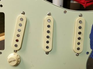 2019 Fender Robert Cray Strat LOADED PICKGUARD Green Vintage 60 ' s RI Guitar 3