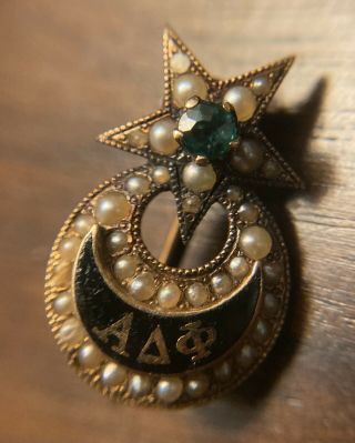 Alpha Delta Phi Fraternity Pin From Hamilton College 1877.