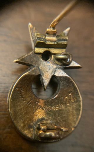Alpha Delta Phi Fraternity Pin from Hamilton College 1877. 2