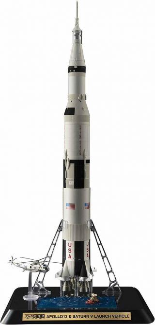 1/144 Otona No Chogokin Apollo 13 & Saturn V Rocket Die - Cast Bandai Kit 81500