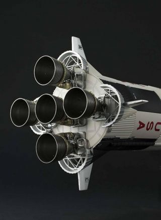 1/144 Otona no Chogokin Apollo 13 & Saturn V Rocket Die - cast BANDAI Kit 81500 3