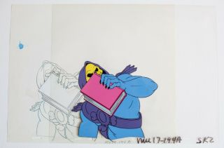 He - Man Animation Art - Production Cel And Drawing - Skeletor