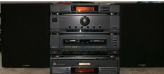 Vintage Fisher Tad - 992 Stereo System And Speakers
