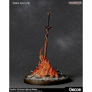 GECCO DARK SOULS III Bonfire 1/6 Scale Light Up Statue w/ Tracking 2