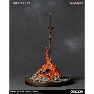 GECCO DARK SOULS III Bonfire 1/6 Scale Light Up Statue w/ Tracking 3