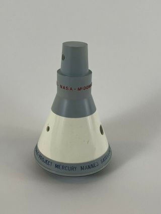 Vintage NASA McDonnell Mercury Manned Satellite Capsule Desktop Topping Model 3