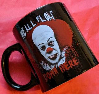 Pennywise It We All Float Down Here Tim Curry Coffee Mug 20oz Horror