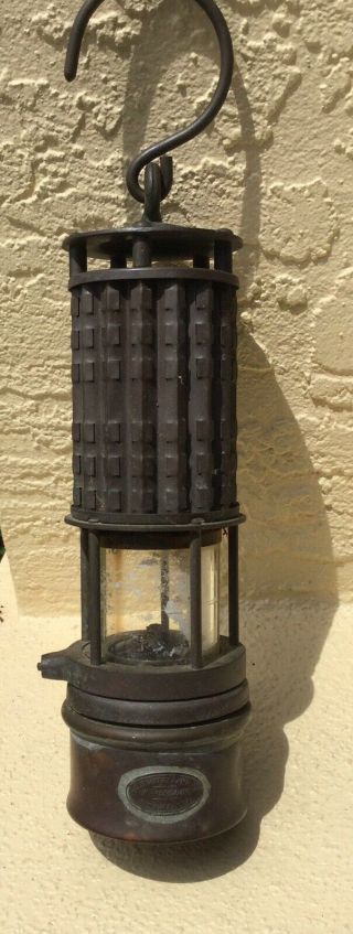 Wonderful Rare Antique / Vintage Wolf Brass Miner’s Lamp / Lantern