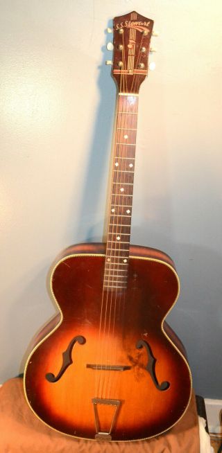 Vintage S.  S.  Stewart Archtop Guitar 1930 