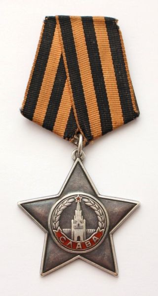 Russian Soviet Army Ussr Silver Order Of Glory 3rd Class Sn 261.  566 See