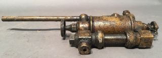 Ca 1880 Early Unidentified All Brass Steam Engine Hydrostatic Oiler