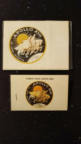 Nasa Apollo 13 Mission Access Badge Launch Credential And Envelope 1128