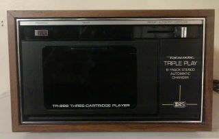 Vintage Realistic Triple Play 8 - Track Tape Player Tr888 Plays 3 Tapes L@@k