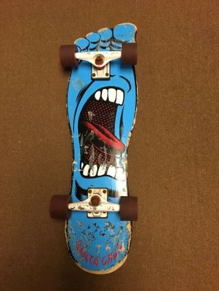Santa Cruz Skateboard Screaming Foot Hand Jim Phillips Vintage Bullet OJ III 2