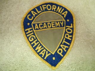 California - Hard To Find Vintage California Highway Patrol Academy Patch