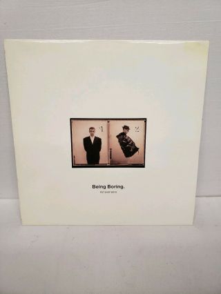 Pet Shop Boys 12 " Single Record Being Boring Uk Import