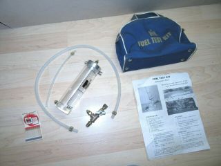Vintage Ih International Harvester Fuel Test Kit W/instructions & Bag Tractor