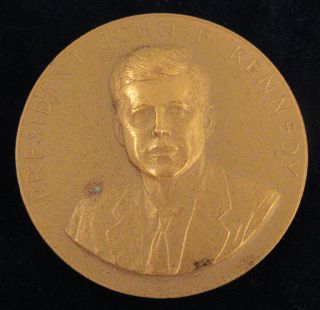 1963 Limited Edition John F.  Kennedy Bronze Appreciation Medal