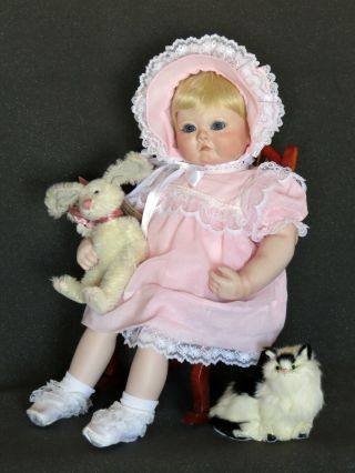 Porcelain BABY NELL by American Master Doll Artist Judith Turner 3