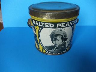 Jackie Coogan Salted Peanuts Pail