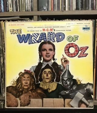 The Wizard Of Oz Cast Soundtrack Vinyl Lp Mono Collectible