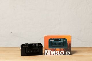 Vintage Nimslo 3d 35mm Film Camera W/ 30mm Quadra Lens Point & Shoot Camera