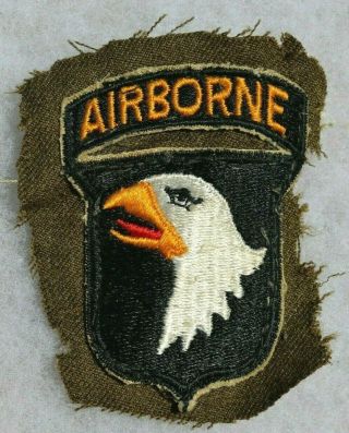 Wwii Us Army Screaming Eagles 101st Airborne Division Insignia Patch