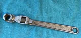 Vintage 10 " Adjust - A - Box Adjustable Wrench Forged Alloy Steel Made In Usa