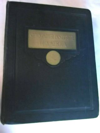 Vintage Wwii Era Huge Newspaper Institute Of America Complete Writing Guide 1944