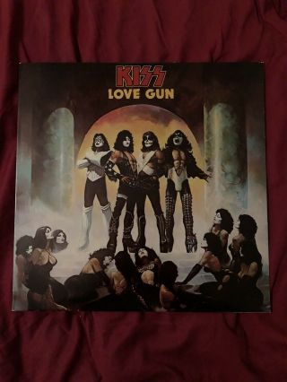 Kiss Love Gun Vintage Lp Vinyl Record Album Nblp 7057 - 7 98