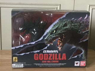 Bandai Sh Monsterarts Godzilla 2000 Millennium Mib
