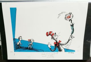 Dr Seuss - Collaborators Production Storyboard Animation Sheet Art Cel Wow 7