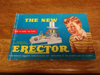 Vintage A.  C.  Gilbert Erector Set 6 1/2 All Electric 100 Complete 9 2