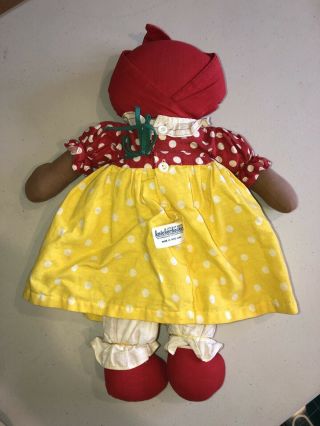Vintage BELOVED BELINDY Knickerbocker Cloth Doll 16” Raggedy Ann Belinda 2