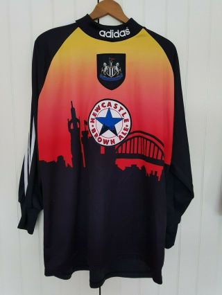 Vintage Newcastle United Goalkeeper Shirt 1996 - 97,  Utd Goalie Top,  Vgc,  Size L