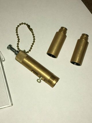 Vintage Chek Mate Tear Gas Pen Dispenser Kit W/ Case Mace Pepper Spray
