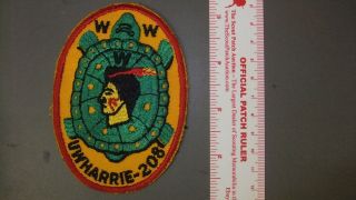 Boy Scout Oa 208 Uwharrie Odd Shape 1001ii