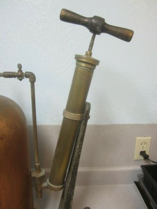 Antique Hand Pump Air Compressor Physics Demo,  Medical,  27 