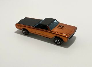 Hot Wheels Redline Custom Fleetside - 1968 Orange - Usa