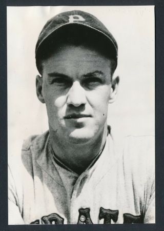 1938 Arky Vaughan Brooklyn Dodgers Baseball Hof Vintage Photo