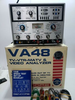 Vintage Sencore Va48 Tv - Vtr - Matv & Video Analyzer