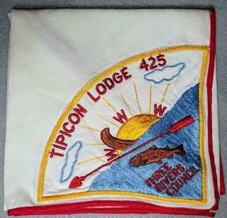 Boy Scout - Oa - Tipicon Lodge 425 P1 On Neckerchief.