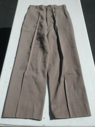 WW2 US Army Officer ' s Zipper Pinks Pants/Trousers Size 34x31 2