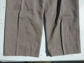 WW2 US Army Officer ' s Zipper Pinks Pants/Trousers Size 34x31 3