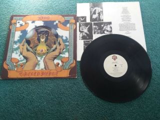 Dio.  Vinyl Lp.  Sacred Heart.  W/insert.  Vg, .  1983.  Heavy Metal.  Ronnie James
