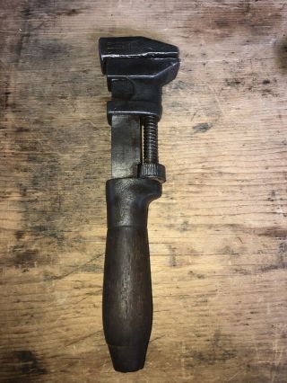 Antique Adjustable Monkey Wrench Girard Wrench Co.  8 - 1/2 " Long Railroad 1800’s
