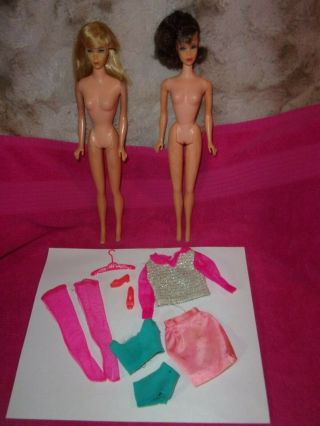 Vintage Barbie Twinkle Town Gift Set 1592 W/ 2 Barbies Sears Exclusive 1969